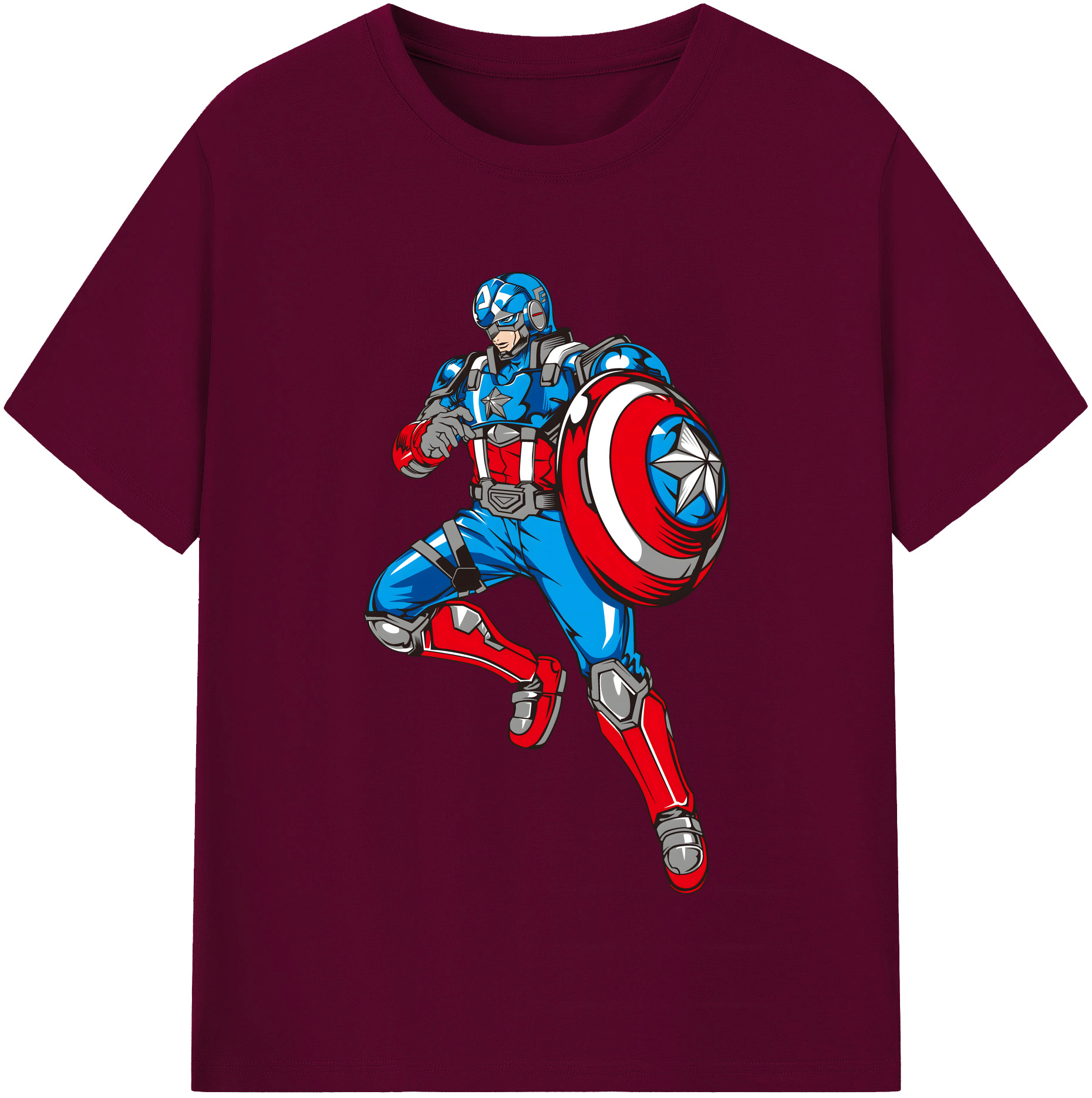 （画像用） アベンジャーズ The Avengers レディースカジュアルプリントTシャツ（綿100％）